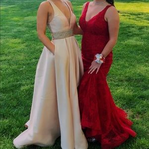 Champagne Prom Dress